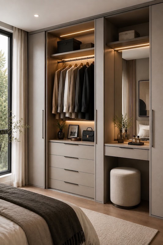 custom-wardrobe-with-dressing-vanity-sydney