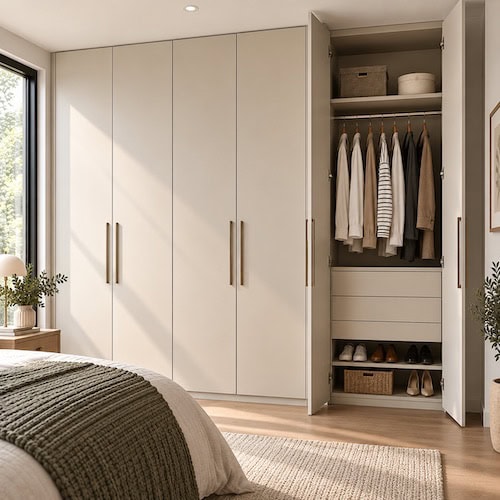 Floor-to-Ceiling Hinged Wardrobe