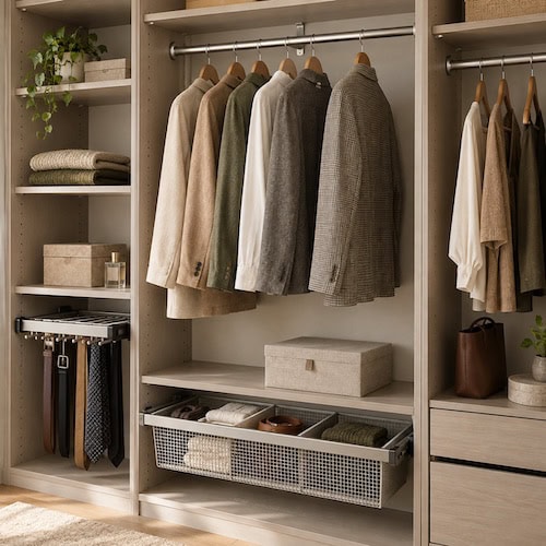Wardrobe Internals Rails & Fittings